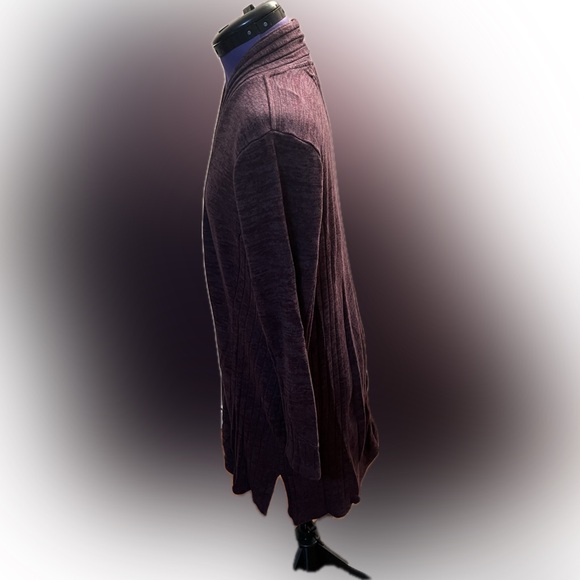 Laila Jayde Purple Cardigan Size 2X - Picture 4 of 7